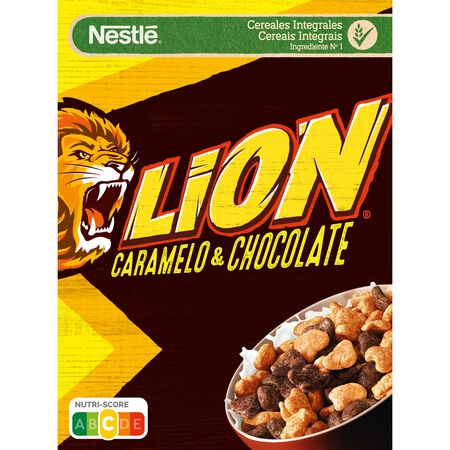 Cereales nestlé 400g Lion con caramelo y chocolate