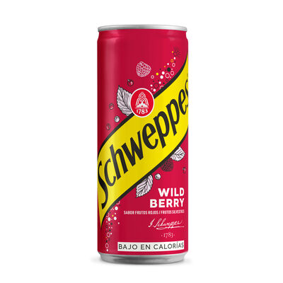 Tónica Schweppes lata 33cl berry