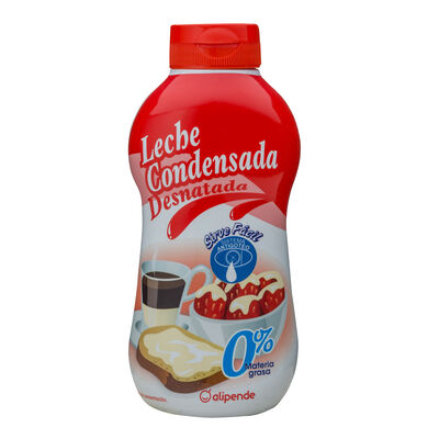 Leche condensada Alipende 450g desnatada sirve fácil