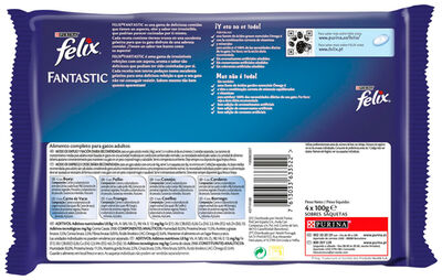 Comida húmeda para gato Félix selección de carnes en gelatina 12 sobres de 85g