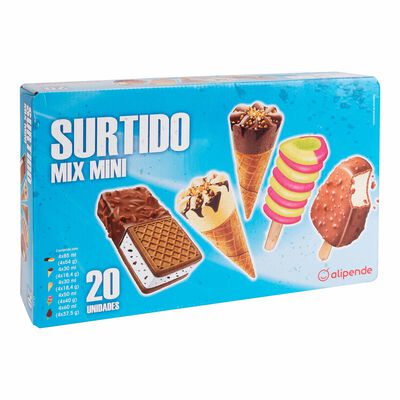 Helado mix Alipende surtido 20 uds