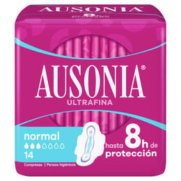 Ausonia ultrafina normal compresas 14 uds