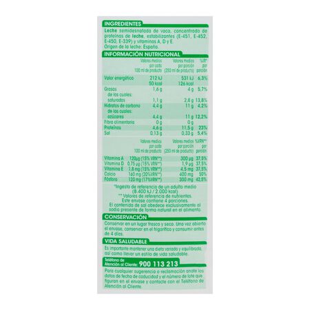 Leche Alipende calcio 1l semidesnatada