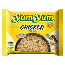 Fideos orientales instantáneos sabor pollo Yum Yum 60g