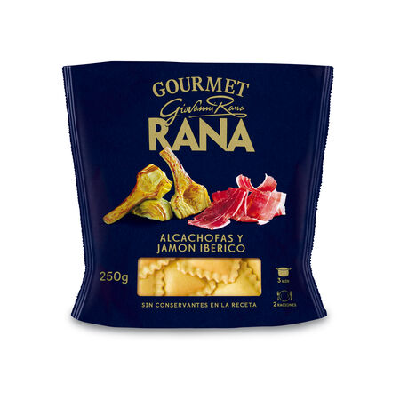 Ravioli gourmet Rana 250g alcachofas y jamón ibérico