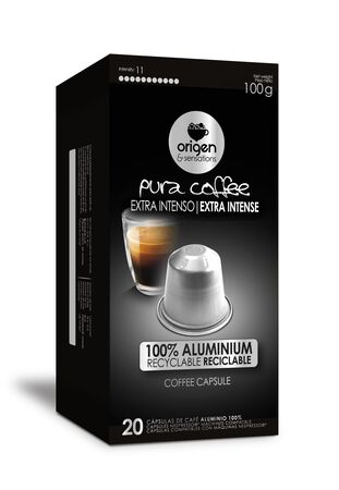 Café extra intenso intensidad 11 Origen&Sensations 20 cápsulas