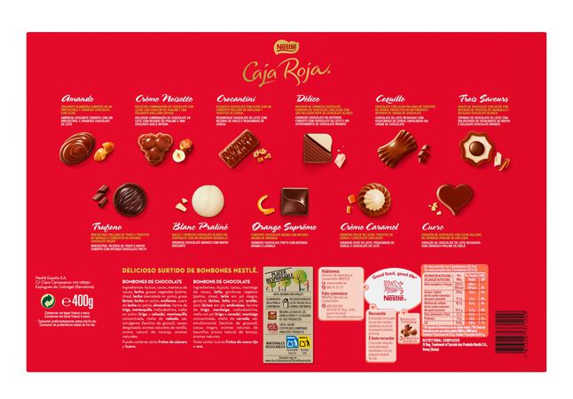 Bombón caja roja Nestlé 400g
