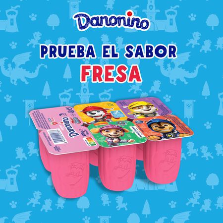Petit Danonino pack 6 fresa y plátano