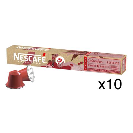 Cápsulas de café Colombia intensidad 6 Nescafé 10 cápsulas