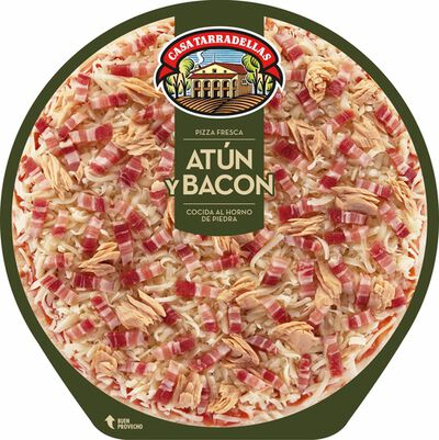 Pizza Casa Tarradellas 405g At&uacute;n y bacon