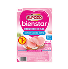 Jamón cocido extra en lonchas finas Bienstar ELPOZO 65g
