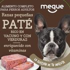 Comida h&uacute;meda perro Meque pat&eacute; mini 150g