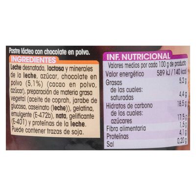 Mousse Alipende pack 4 chocolate