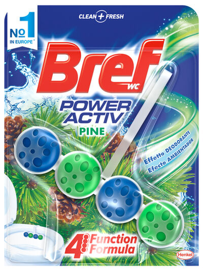 Limpiador Bref WC colgador power activ pine forest
