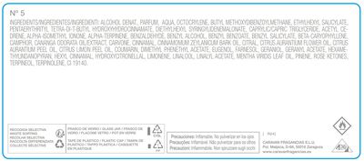 Eau de toilette Caravan mujer 150ml n&ordm;5