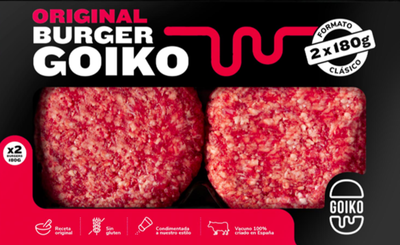 Burger meat de vacuno Goiko 2 x 180g