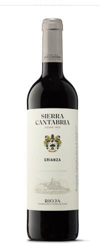 Vino tinto denominación de origen Rioja Sierra Cantabria crianza V/T Do Rioja Sierra Cantabria 75cl