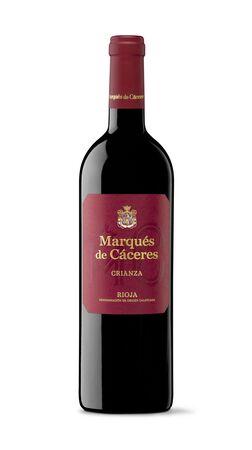 Vino tinto DO Rioja Marqu&eacute;s de C&aacute;ceres crianza
