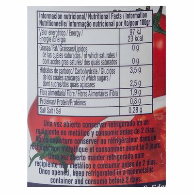 Tomate troceado sin gluten Celorrio bote 390g