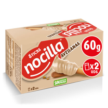 Crema de cacao con sticks de avellana Nocilla 60g