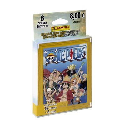 Cromos Panini 8 sobres One Piece