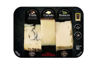 Queso en cu&ntilde;a con trufa curado y romero Vega Sotuelamos 300 g