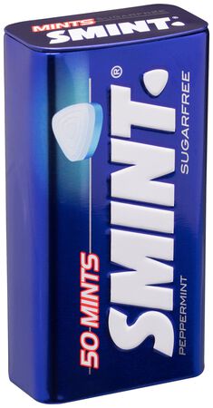 Caramelos Smint sin azúcar lata 35g 50u peppermint