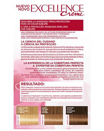 Tinte de cabello L'Or&eacute;al Excellence Creme n&ordm; 9.3 rubio muy claro dorado