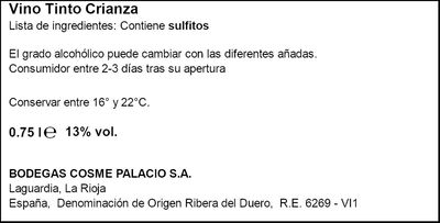 Vino tinto D.O. Rioja Glorioso crianza