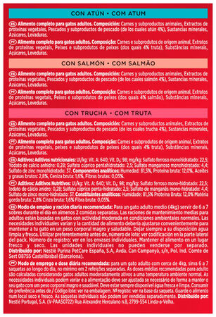 Comida h&uacute;meda gato Purina Gourmet mon petit pack 6