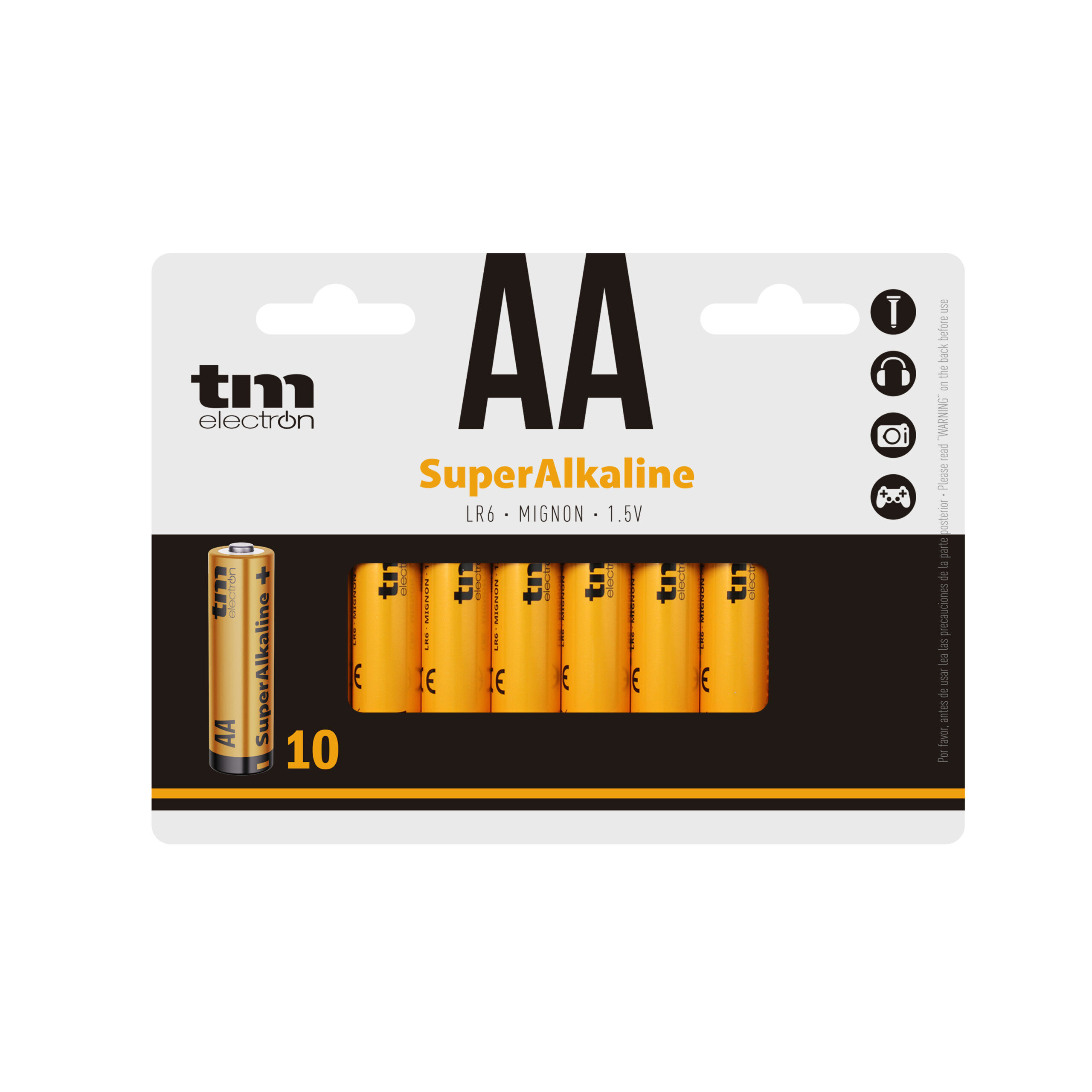 Pila Superalkaline Tm AA 1,5v 10 uds