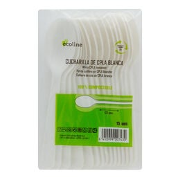 Cucharillas ecológicas Betik 15 uds compostables y biodegradables en maíz
