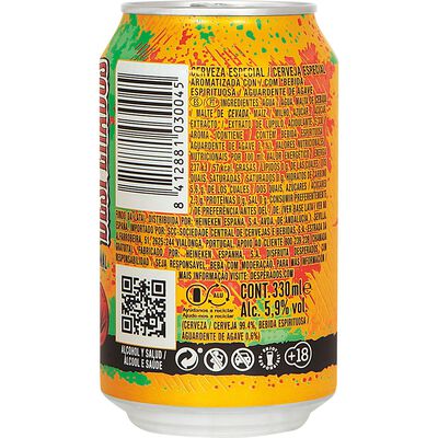 Cerveza rubia Desperados original lata 33cl