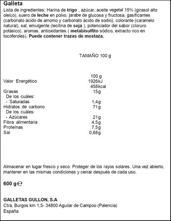 Galleta Hookies Tuestis Gull&oacute;n 50% GRATIS Paquete 600g