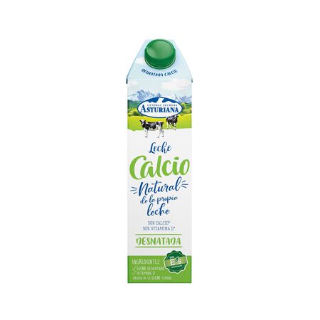 Leche Asturiana calcio 1l desnatada