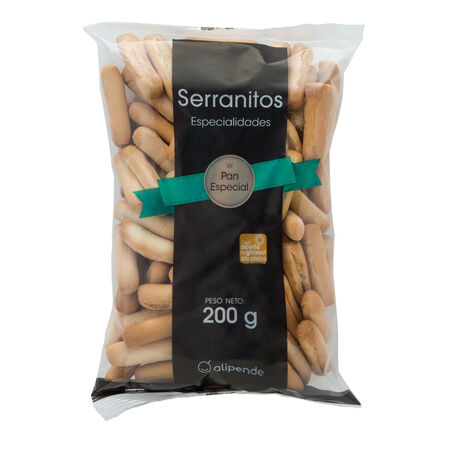 Serranitos de pan Alipende 200g