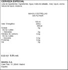 Cerveza sin filtrar Mahou 5 estrellas botella 33cl