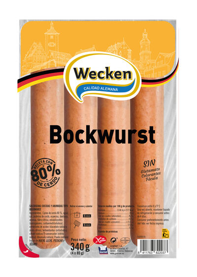 Salchicha Wecken 340G Bockwurst