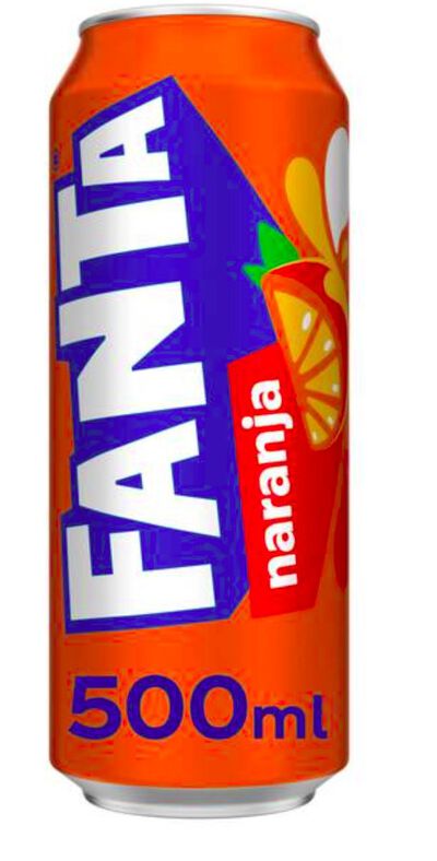 Refresco fanta naranja 500ml