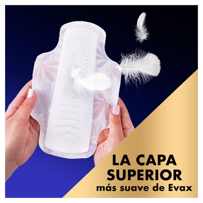 Compresas Evax Liberty 9 unidades alas noche extra