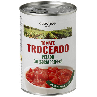 Tomate troceado pelado Alipende 390g