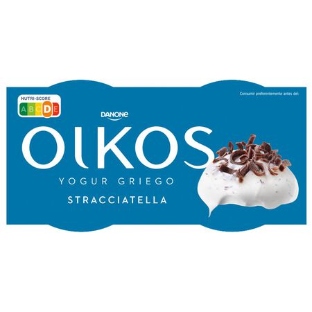 Yogur estilo griego Oikos pack 4 stracciatella