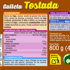 Galleta Alipende 800g tostada