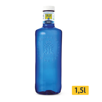Agua Sol&aacute;n de Cabras 1,5l azul