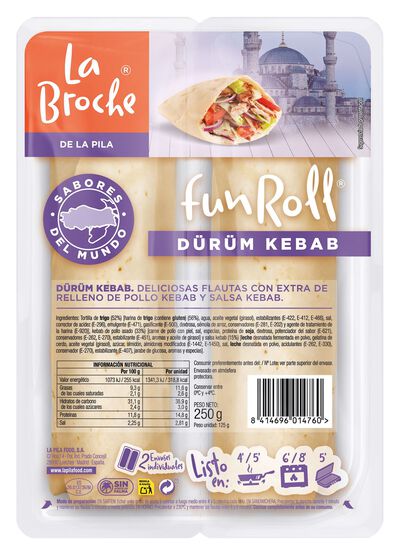 Kebab durum La Broche 250g