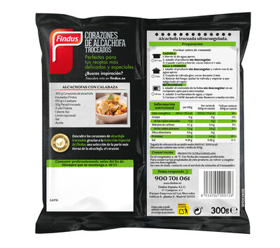 Corazones de alcachofa Findus 300g