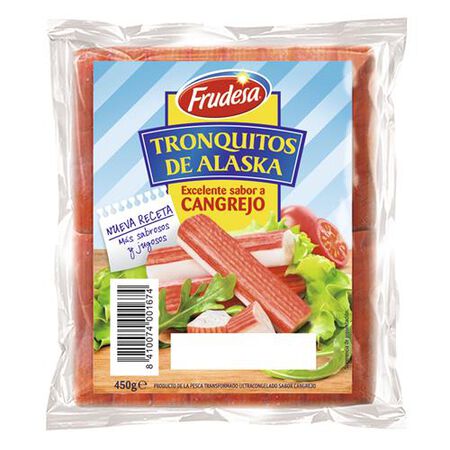Tronquitos de Alaska Frudesa 450g sabor cangrejo
