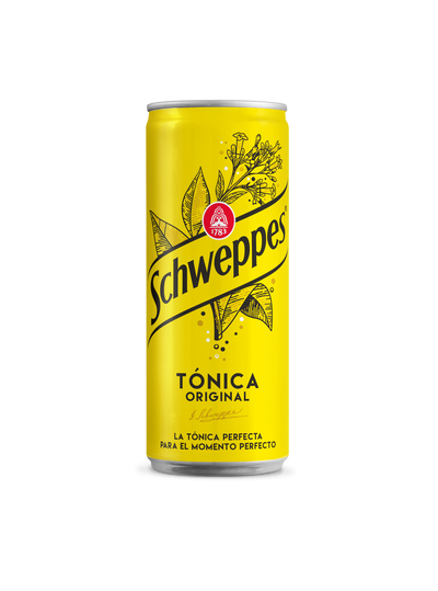 Tónica Schweppes lata 33cl original