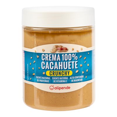 Crema de cacahuete crunchy Alipende 500g