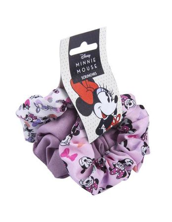 Coletero tela Minnie 3 unidades morado